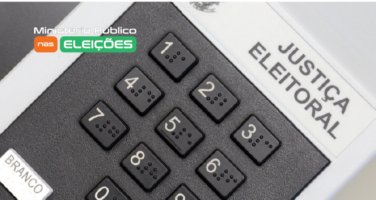 Imagem teclado de urna eletrônica