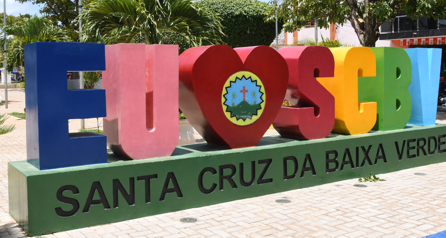 Fotografia de letreiro Eu amo SC