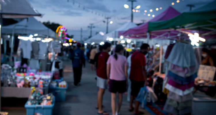 Imagem de feirinha de rua
