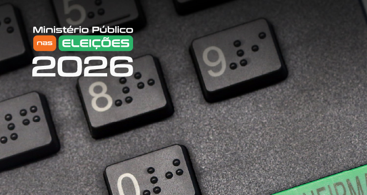 Imagem do teclado de urna eletrônica