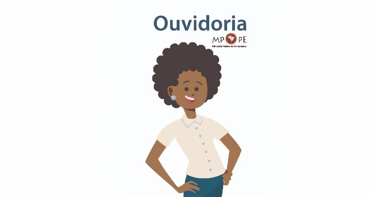 Ilustração de Dora, mascote da Ouvidoria do MPPE