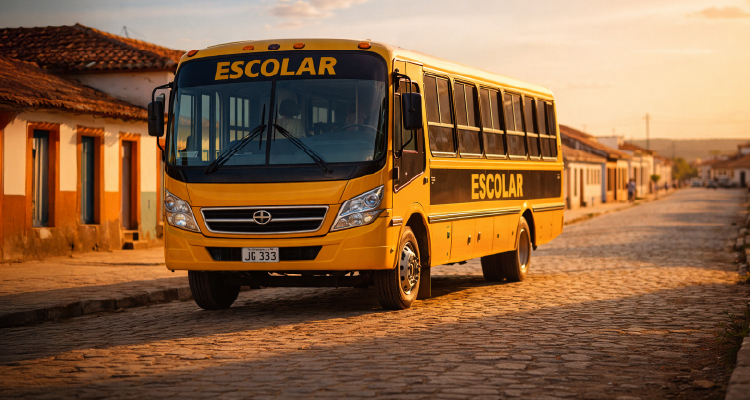 Imagem de ônibus escolar
