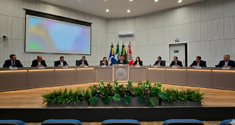 Foto do interior da Câmara Municipal de São José da Coroa Grande