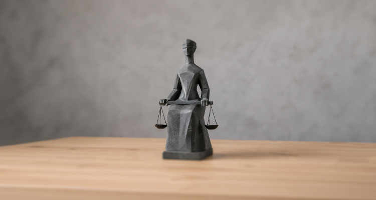 Imagem de estátua da justiça