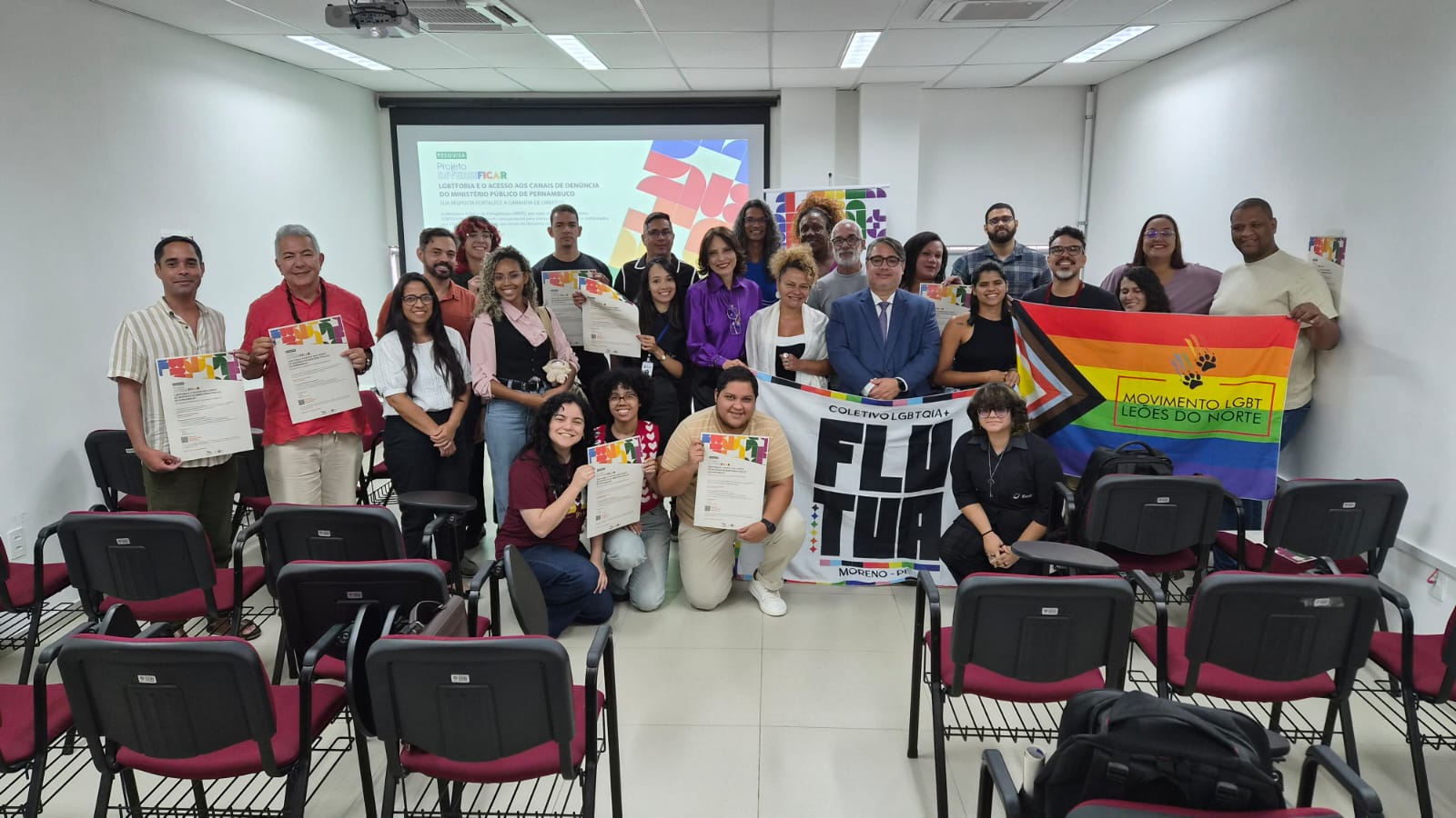 Fotografia dos participantes do evento